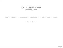 Tablet Screenshot of catherineadam.co.nz